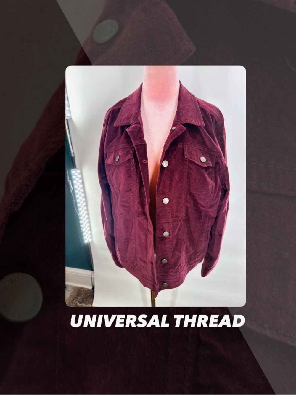 NWT Universal Thread Freeborn Trucker Jacket